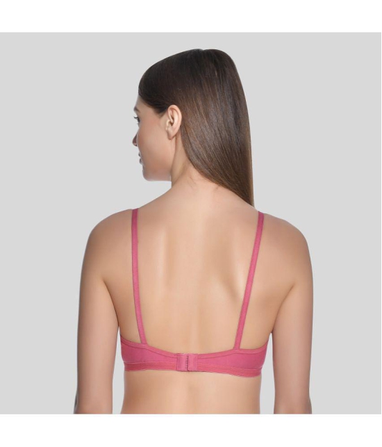 AIMLY - Magenta Cotton Non Padded Womens T-Shirt Bra ( Pack of 1 ) - None