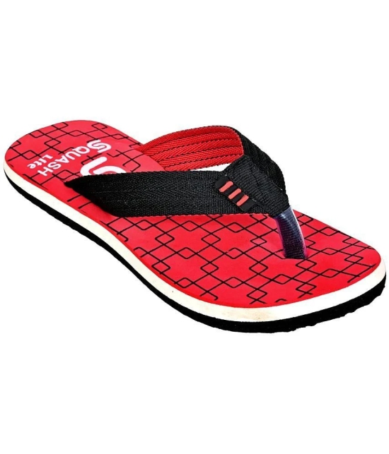 Squash - Red Mens Daily Slipper - None