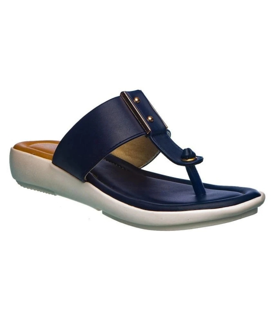 KHADIM - Navy Womens Flats - None