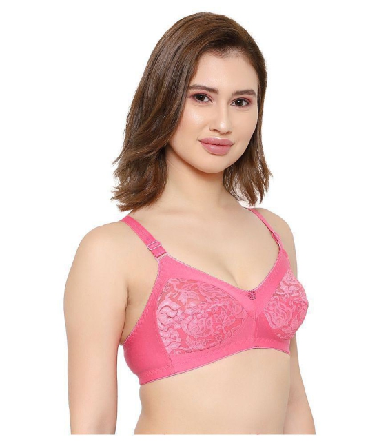 KYODO Poly Cotton Everyday Bra - Pink - 34B