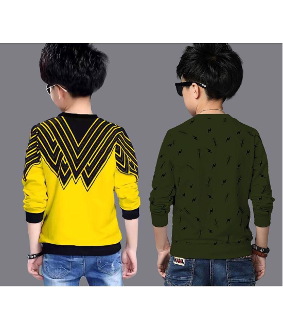 Supersquad - Multi Color Cotton Boys Sweatshirt ( Pack of 2 ) - None