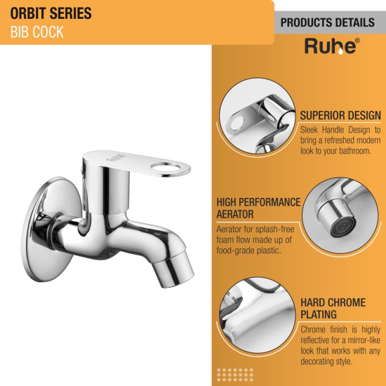 Orbit Bib Tap Brass Faucet- by Ruhe®