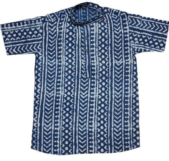 Hand block print gents shirt