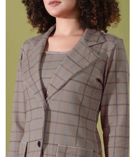 Selvia Brown Checks 3 Piece Set - None