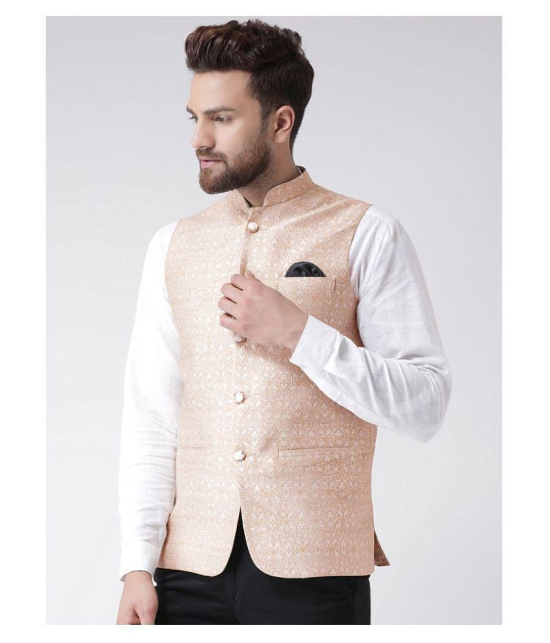 Hangup Multi Polyester Blend Nehru Jacket - None