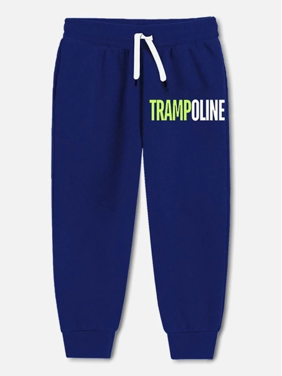 Trampoline Pack of 1 Boys Cotton Blend T-Shirt & Trackpants ( Blue ) - None