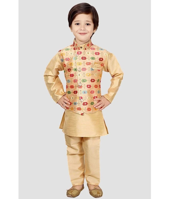 Arshia Fashions - Gold Cotton Blend Boys ( Pack of 1 ) - None