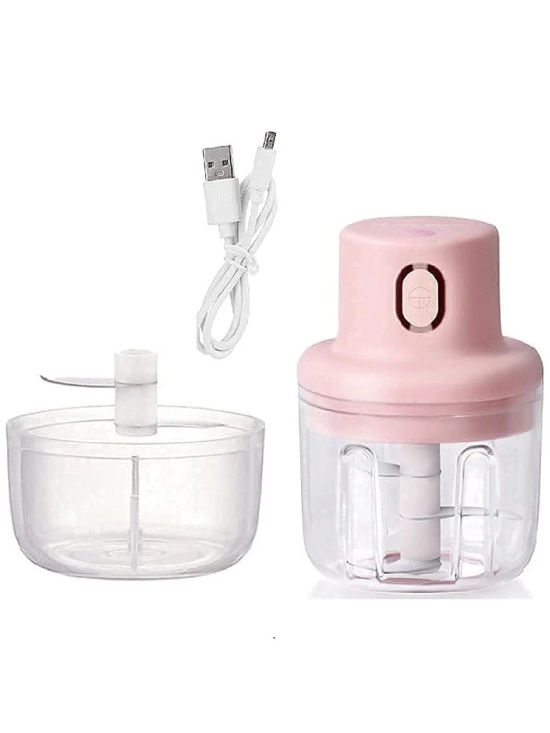 Gupta And Sons USB523 Pink Electric USB Portable Chopper 250W