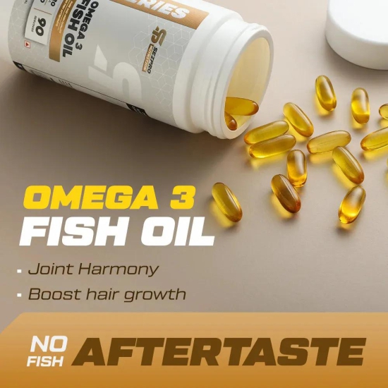 Sezpro Nutrition Omega 3 Fish Oil-90 Softgel / Unflavoured