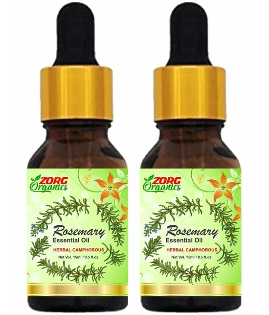 Zorg Organics Rosemary Essential Oil 30 mL ( Pack of 2 )