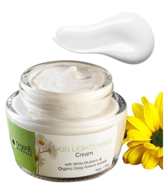 Organic Harvest Skin Lightning Cream For Women, Reduces Dark Spot, Protect From Sun Damage, Lighten Skin Tone - 50gm