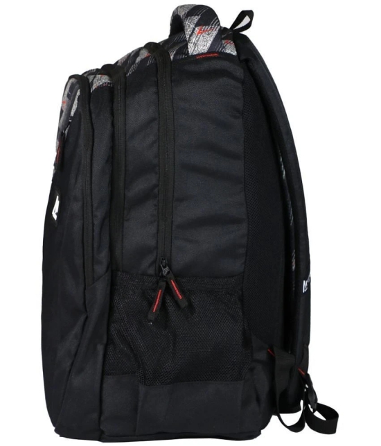 mikebags 20 Ltrs Black Polyester College Bag - Black