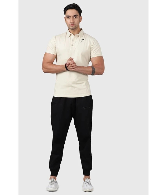 Fuaark Beige Cotton Slim Fit Mens Sports Polo T-Shirt ( Pack of 1 ) - None