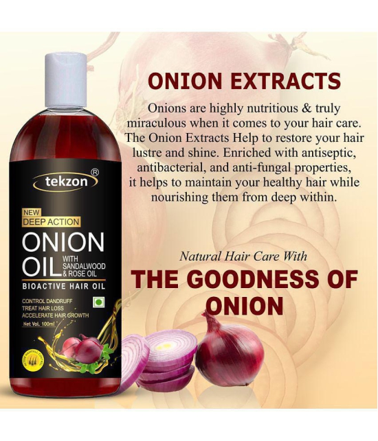 TEKZON - Anti Hair Fall Onion Oil 100 ml ( Pack of 2 )