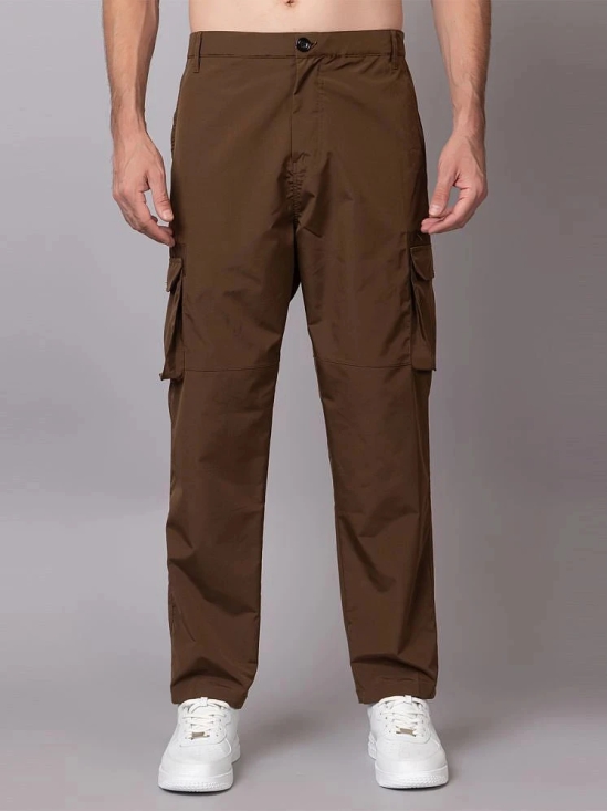 YHA Brown Polyester Mens Sports Trackpants ( Pack of 1 ) - None