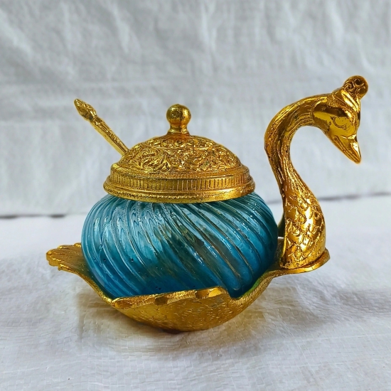 Duck Swan Bowl Spoon-Gold