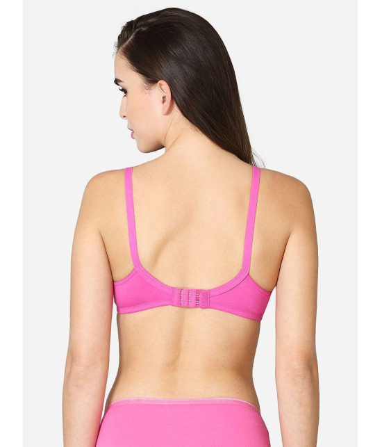 VStar - Magenta Cotton Non Padded Women''s Everyday Bra ( Pack of 1 ) - None