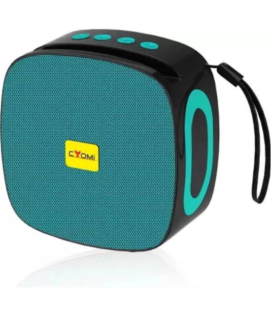 CYOMI CY_MAX614 5 W Bluetooth Speaker Bluetooth v5.0 with SD card Slot Playback Time 10 hrs Green - Green