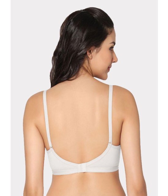 IN CARE LINGERIE - White Cotton Non Padded Women's T-Shirt Bra ( Pack of 1 ) - None