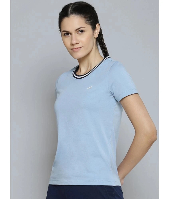 Alcis Blue Cotton Tees - Single - None