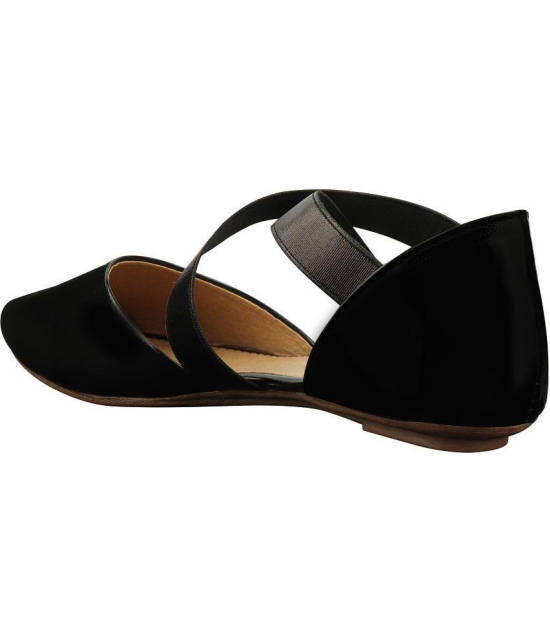 Shoetopia - Black Womens Flats - None