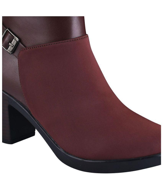 Shoetopia Brown Women''s Ankle Length Boots - None