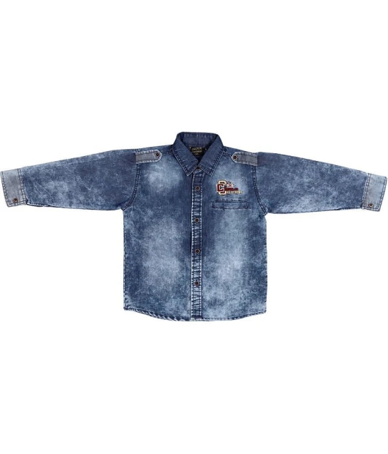 Kids Denim Full sleeves Shirt - None