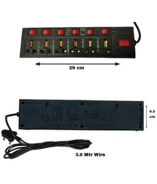 Leavess 6 Socket Extension Board