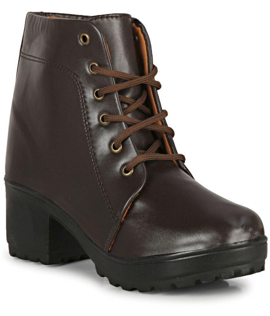 Saheb - Brown Women's Ankle Length Boots - None