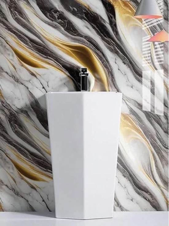 BLACK GOLD MARBLE FOIL New Black Gold Marble Wallpaper