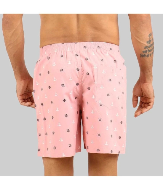 Supersquad Cotton Mens Boxer- ( Peach ) - None