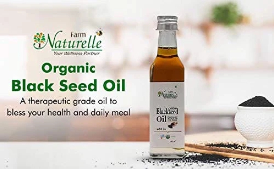 Farm Naturelle 100% Pure, Natural, Organic Black Seed Oil-(Hindi-Kalongi Oil)500ML