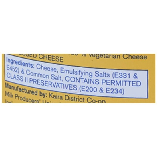 Amul Processed Cheese, 400 G Tin