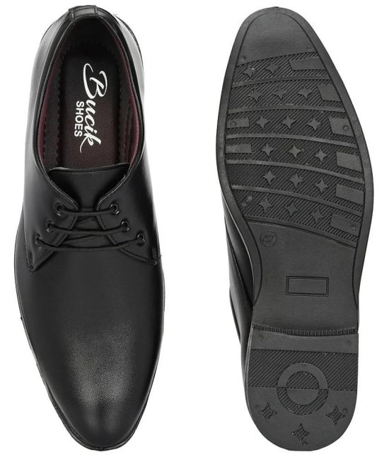 Bucik Black Mens Derby Formal Shoes - None