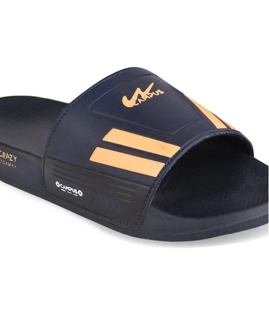 Campus - Blue Mens Slide Flip Flop - None