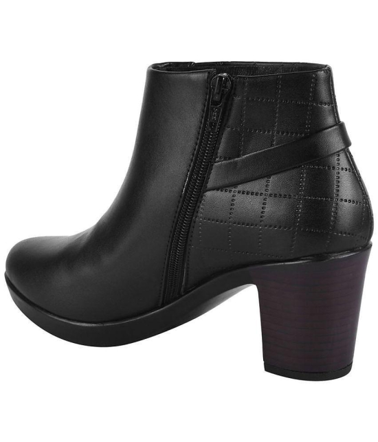 Shoetopia Black Women''s Ankle Length Boots - None