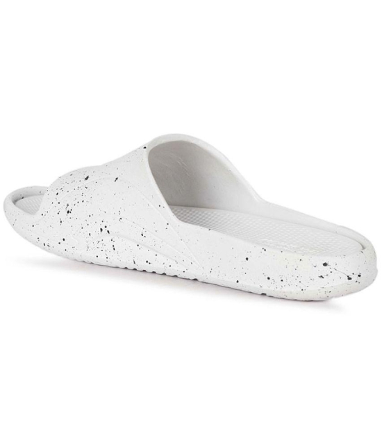 Aadi White Mens Slide Flip Flop - None