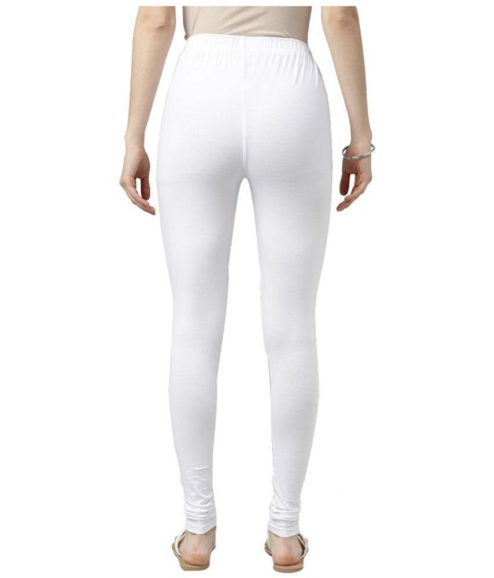 Jcss - White Lycra Women's Leggings ( Pack of 1 ) - L