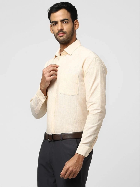 DESHBANDHU DBK - Beige Cotton Regular Fit Mens Casual Shirt (Pack of 1 ) - None