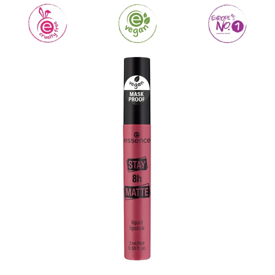 essence STAY 8h MATTE liquid lipstick 09 Bite Me If You Can