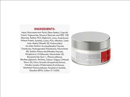 Moisturising Day Cream Long Lasting 24H Hydration For Dry Skin With Grapes Watermelon (50 GM)