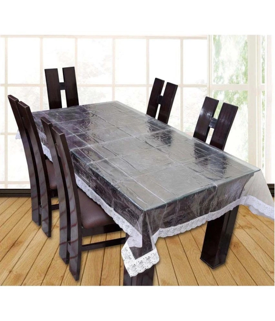 Casa Furnishing 6 Seater Transparent PVC Single Table Covers