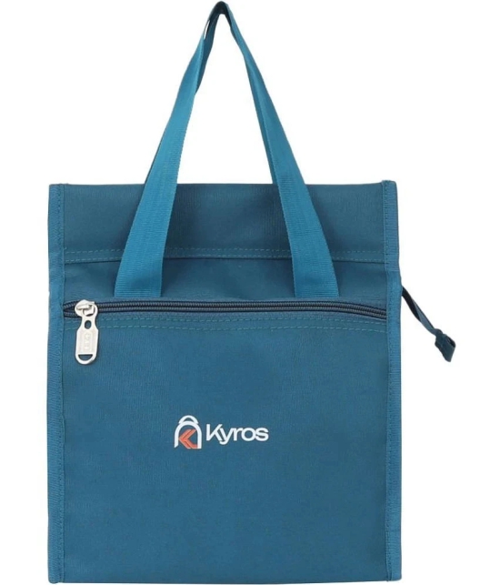 Kyros Blue Polyester Lunch Bag Pack of 1 - Blue