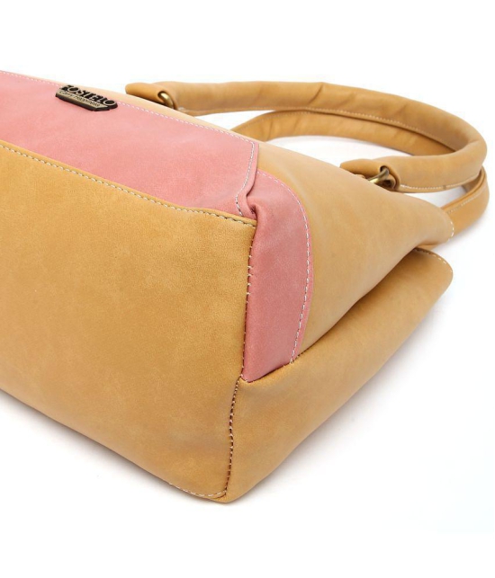 Fostelo - Beige  PU Shoulder Bag - Beige