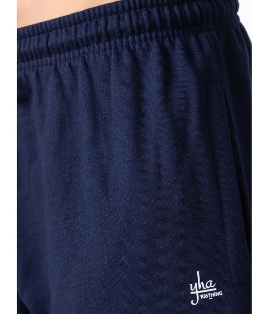 YHA Navy Fleece Mens Trackpants ( Pack of 1 ) - None