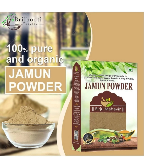 Brijbooti Jamun Seed Powder for Diabetes - 200 gm | For Healthy Digestion & Sugar Levels