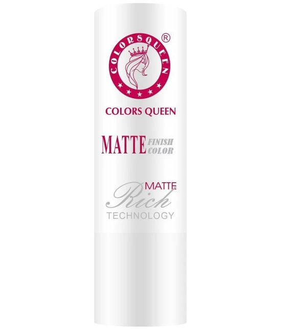 Colors Queen Rich Color Matte Finish Lisptick 3g, Hot Red (Shade - 17)