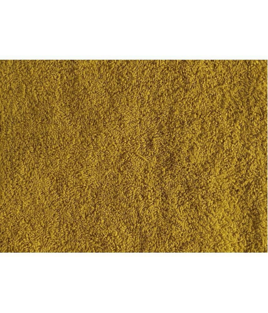 Gahoifab Single Cotton Bath Towel Mustard - Mustard