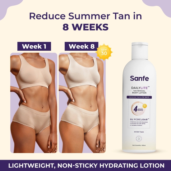 Sanfe DailyLite Tan Removal Body Lotion-Sanfe DailyLite Tan Removal Body Lotion