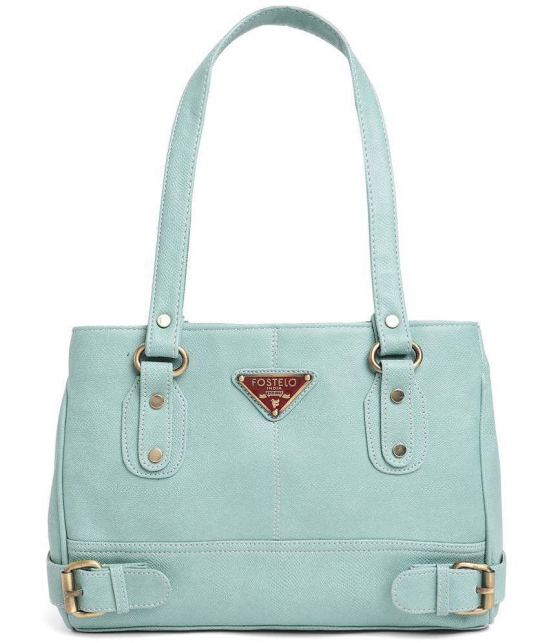 Fostelo - Sea Green PU Shoulder Bag - Sea Green